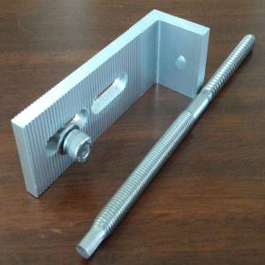 Tin Roof PV Solar Panel Aluminium Monteringssystem / Anpassade Bästsäljande Rostfritt Stål Solar Brackets