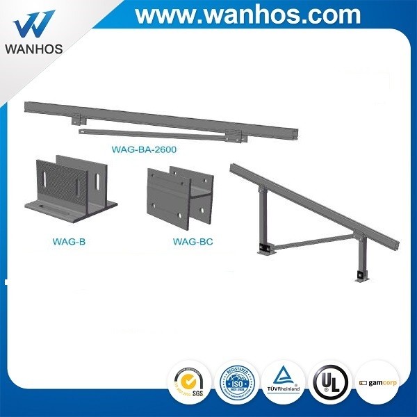 100% Anodized Aluminum Structure Solar Pv Ground Mounting Systems