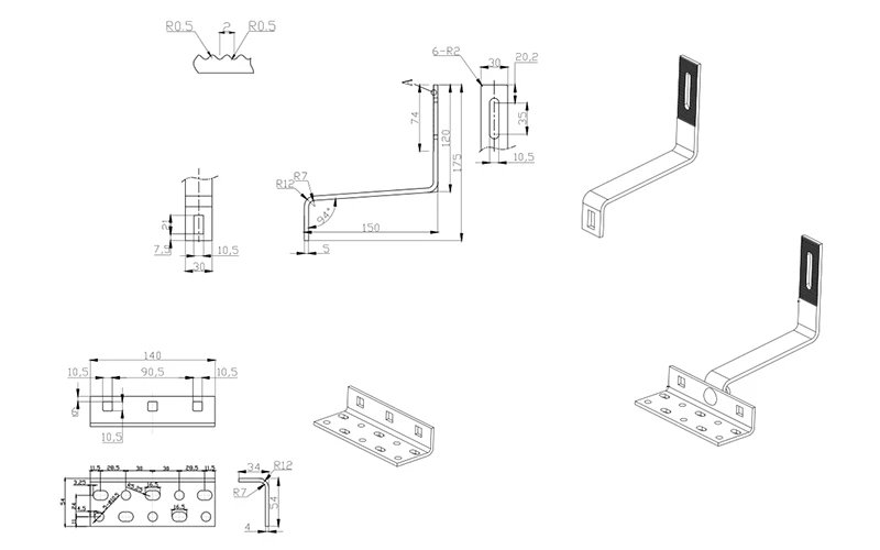 Solar Bracket Tile Roof Parameter Solar Bracket Tile Roof Parameter