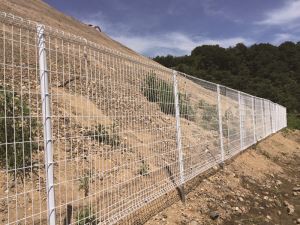 Kina markmonterade staket för solpaneler