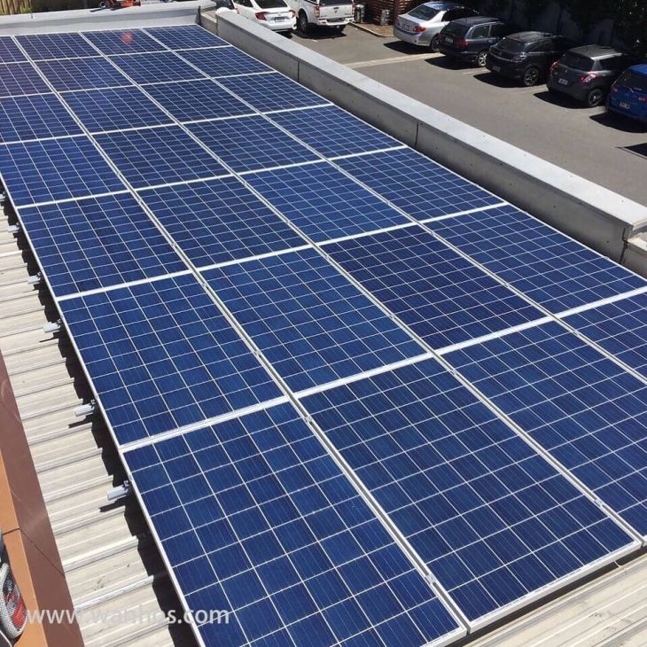 Solar Metal Roof Railless Mounting Brackets PV Rooftop Structure