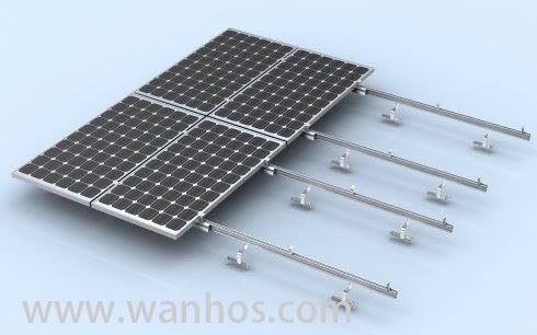 Solar Metal Roof Railless Mounting Brackets PV Rooftop Structure